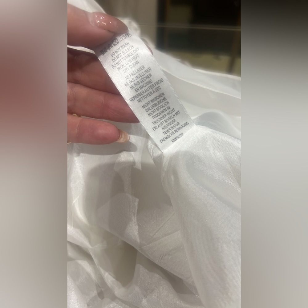 NWT ADRIANNA PAPELL Elegant White Lace Dress SIZE 8 - Picture 8 of 9